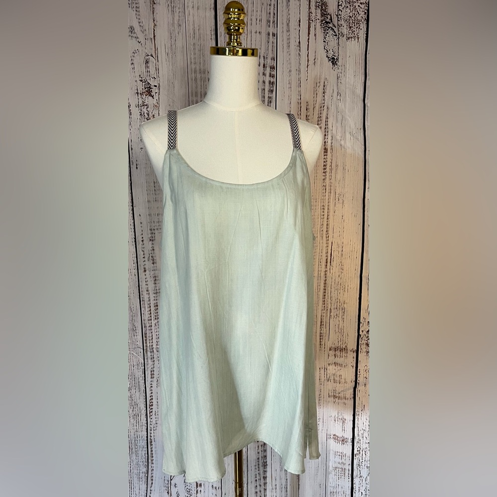 Pixley Seafoam Geometric Racerback Tunic/Dress – XL